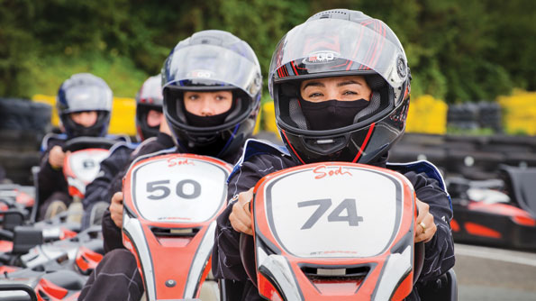 Karting at Adrenalin Quarry