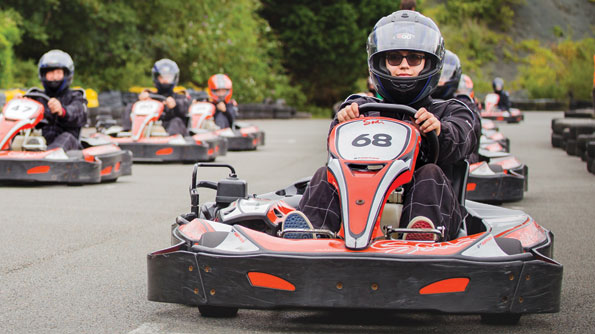 Karting at Adrenalin Quarry