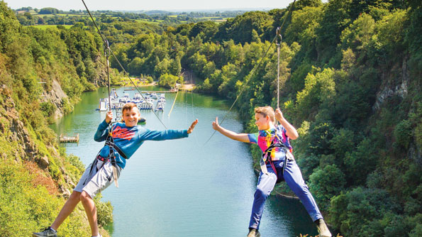 The Zip at Adrenalin Quarry