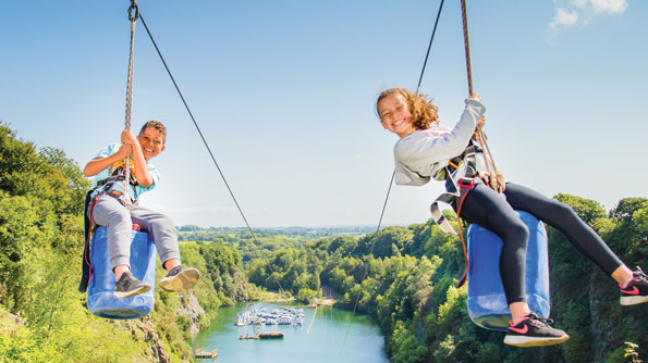 The Zip at Adrenalin Quarry