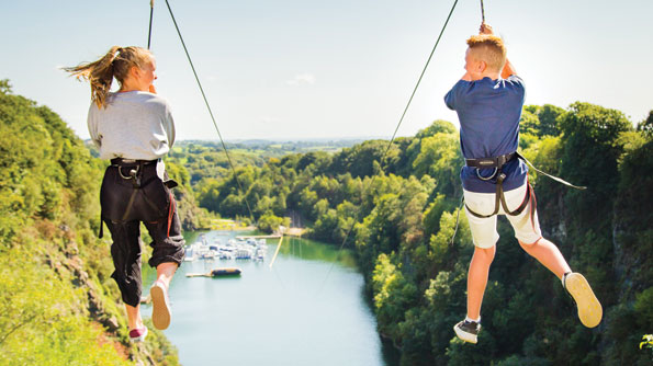 The Zip at Adrenalin Quarry